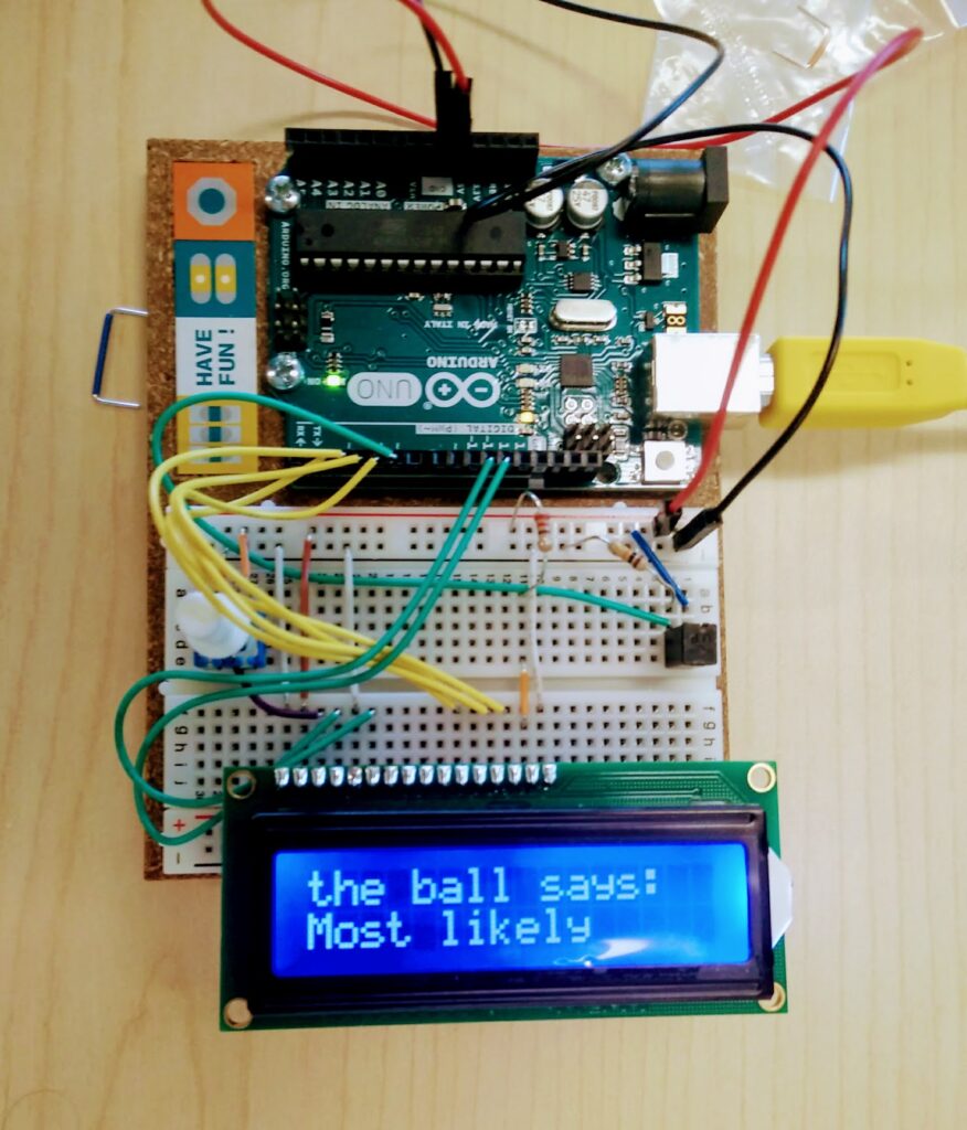 An Arduino Lucky 8-Ball